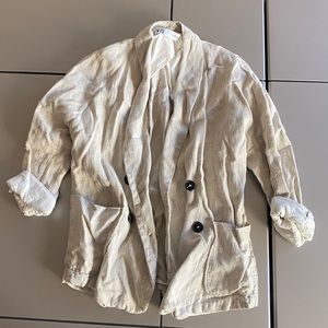ZARA LINEN BLAZER